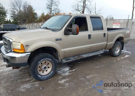 2001 Ford F-250 Lariat/Xl/Xlt из США, поврежденный, VIN 3FTNW21S91MA67355